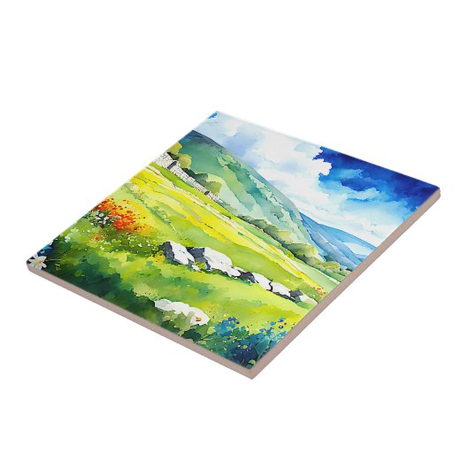 Kopfkissen Fliese (Seite)