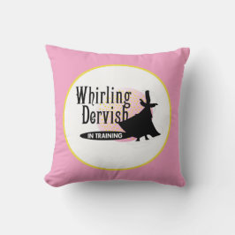 Kopfkissen für Mädchen in rosa und schwarz Kissen