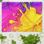 Kopfkissen Geschirrtuch (Gefaltet)