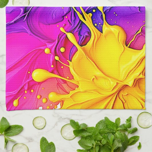 Kopfkissen Geschirrtuch (Gefaltet)