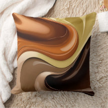 Kopfkissen in abstrakter Grafik