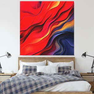 Kopfkissen Leinwanddruck