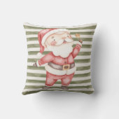 Kopfkissen mit Wasserfarbe Santa Kissen (Rückseite)