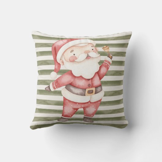 Kopfkissen mit Wasserfarbe Santa Kissen (Rückseite)