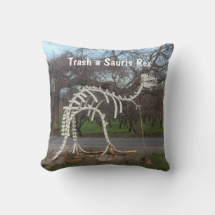 Kopfkissen mit Wohngestaltung aus dem alten Dino. Kissen