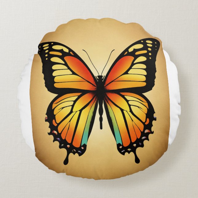 Kopfkissen neuer Art Rundes Kissen (Vorderseite)