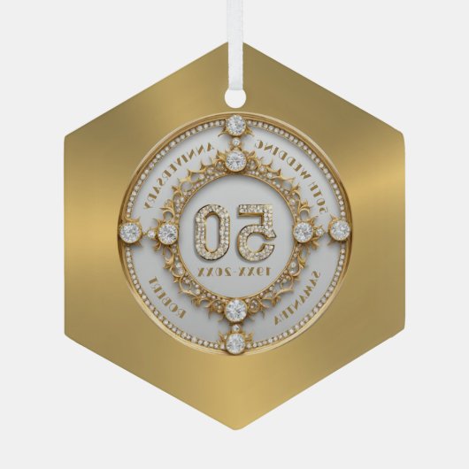 Kopfkissen Ornament Aus Glas (Rückseite)