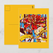 Kopfkissen Postkarte (Vorne/Hinten)