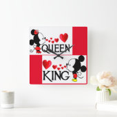 Kopfkissen Quadratische Wanduhr (Zuhause)