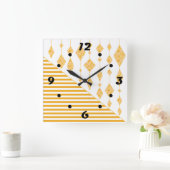 Kopfkissen Quadratische Wanduhr (Zuhause)