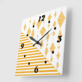 Kopfkissen Quadratische Wanduhr (Winkel)