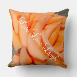 Kopfkissen/Rose Pfirsich Kissen