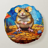 Kopfkissen und Kissen aus Mosaik (Rückseite)