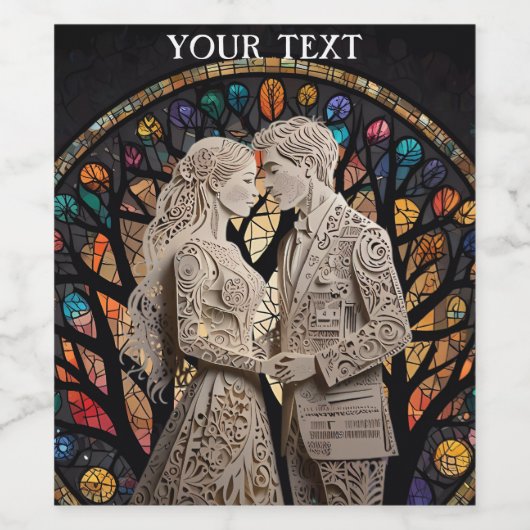 Kopfkissen Weinetikett (Einzelnes Label)