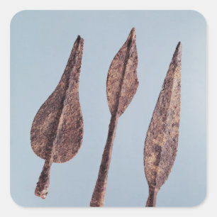 Kopfköpfe Quadratischer Aufkleber