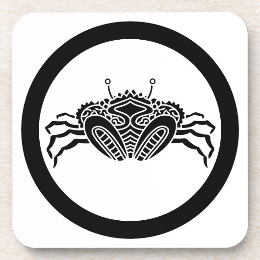 Kopfkratze im Kreis Getränkeuntersetzer (Vorderseite)
