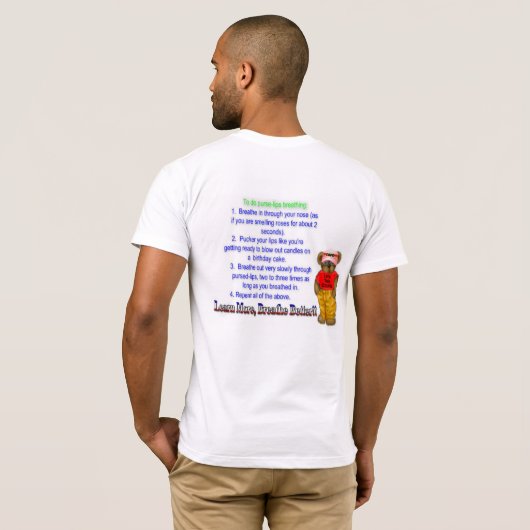 kopflastige Lippenatmung T-Shirt (Schwarz voll)