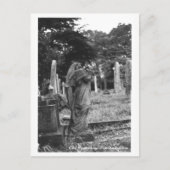 Kopflose Engels-Statue-alter Postkarte (Vorderseite)