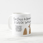 Kopflose Hinterwellespaßtatsache Kaffeetasse (Vorderseite Links)