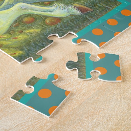 KOPFLOSE HORSEMAN-SKARECROW AUF DER WEISSEN MULE P PUZZLE (Seite)