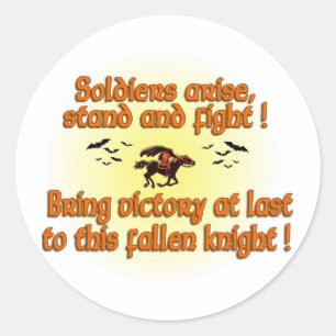 Kopflose Rosmarin-Sticker Runder Aufkleber