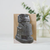 Kopflose Statue des Prinzen Gudea als Postkarte (Stehend Vorderseite)