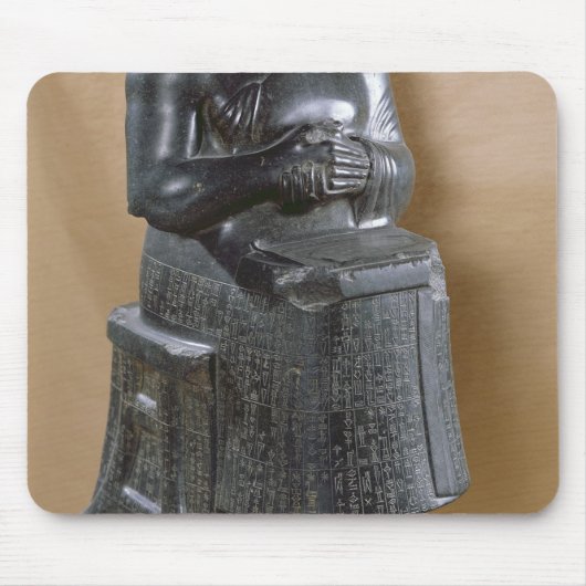 Kopflose Statue von Prinzen Gudea als Mousepad (Vorne)