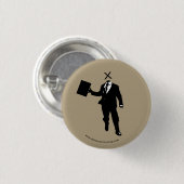 kopfloser Geschäftsmann Button (Vorne & Hinten)