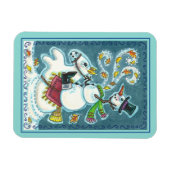 KOPFLOSER HORSEMAN SNOWMAN, XMAS HALLOWEEN SPASS, MAGNET (Horizontal)