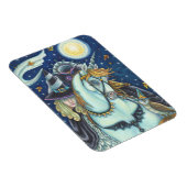 KOPFLOSER HORSEWOMAN, PFERD & OWL, SCHLAFHOLZ MAGNET (Rechte Seite)