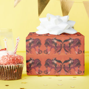 Kopfloser Reiter Geschenkpapier