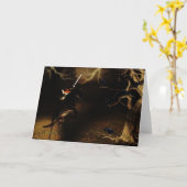 Kopfloser Reiter Halloween-Karte Karte (Gelbe Blume)