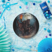 Kopfloser Reiter-Halloween-Pappteller Pappteller (Party)