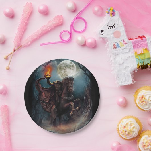 Kopfloser Reiter-Halloween-Pappteller Pappteller (Party)