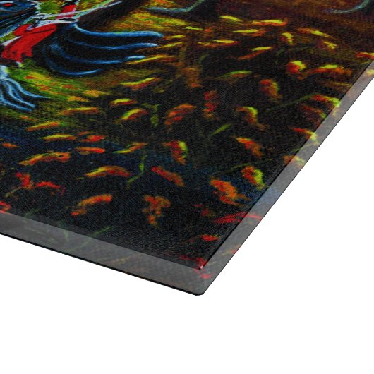 Kopfloser Reiter Halloweens, schläfrig heiligen Schneidebrett (Ecke)