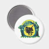 Kopfloser Reiter Magnet (Vorderseite/Rückseite)