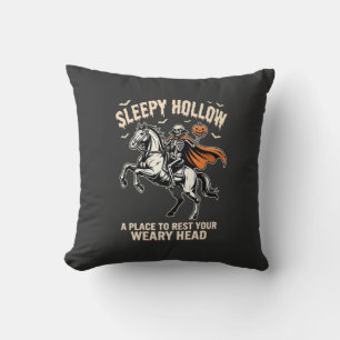 Kopfloser Reiter Sleepy Hollow Halloween T-Shirt Kissen