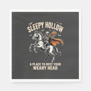 Kopfloser Reiter Sleepy Hollow Halloween T-Shirt  Serviette
