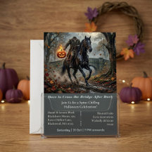 Kopfloser Reiter Sleepy Hollow Mitternacht Hallowe