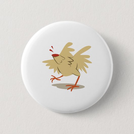 kopfloses Huhn Button (Vorderseite)