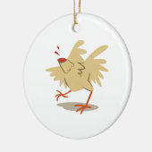 kopfloses Huhn Keramik Ornament (Links)