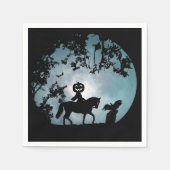 Kopfloses Party von Pferden Napkins Serviette (Vorderseite)