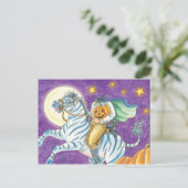 Kopfloses Pferd auf Zebra Postkarte (Stehend Vorderseite)