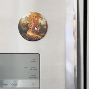 kopfloses Pferd, das Ichabod-Kranich verfolgt Magnet