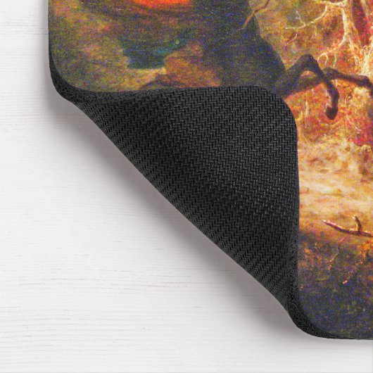 kopfloses Pferd, das Ichabod-Kranich verfolgt Mousepad (Ecke)