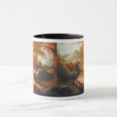 kopfloses Pferd, das Ichabod-Kranich verfolgt Tasse (Zentrum)