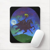 Kopfloses Pferd im blauen Licht Mousepad (Mit Mouse)
