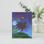 Kopfloses Pferd im blauen Licht Postkarte (Stehend Vorderseite)