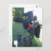 kopfloses Pferd Postkarte (Vorne/Hinten)