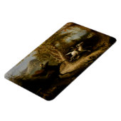 Kopfloses Pferd, Schläfenholz und Kranich Magnet (Linke Seite)